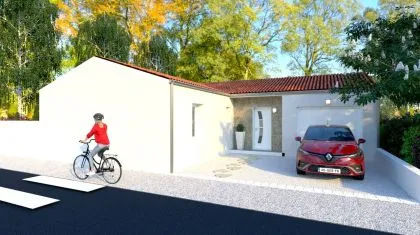 Projet de construction d'une maison 78.42 m² avec terrain à AIFFRES (79)