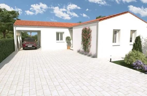 Photo maison 102&nbsp;m²<br>sur terrain 663&nbsp;m²