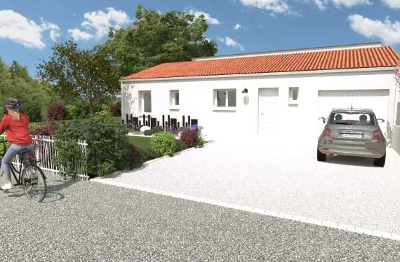 Photo maison 78&nbsp;m²<br>sur terrain 319&nbsp;m²