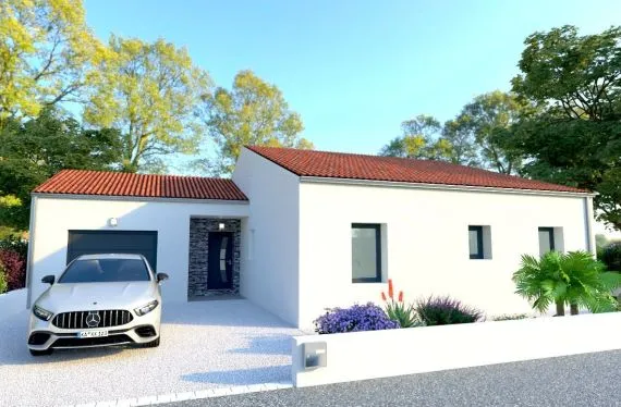Photo maison 104&nbsp;m²<br>sur terrain 796&nbsp;m²