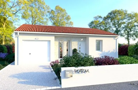 Photo maison 69&nbsp;m²<br>sur terrain 391&nbsp;m²